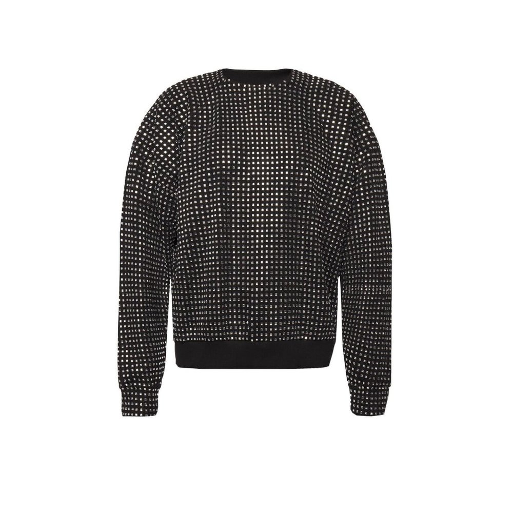 $348 Diesel F New Sweat Shirt Oversized Fit In Black Size 2XS
